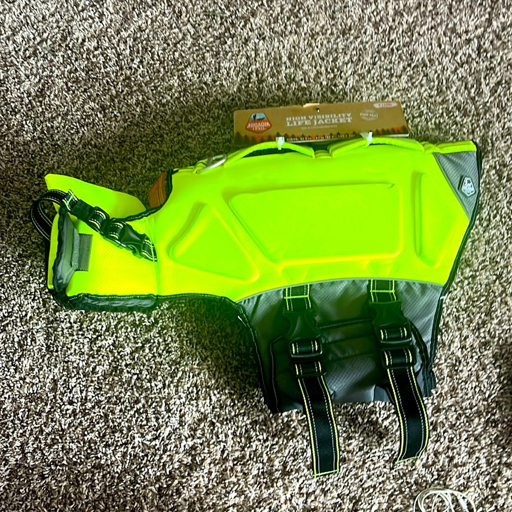 Dog Lifejacket high visibility floatation aid